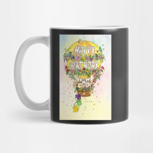 Happy Birthday Balloon greeting card Mug